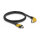 Delock High Speed HDMI Kabel Stecker gerade zu Stecker 90° oben gewinkelt 48 Gbps 8K 60 Hz 1 m