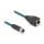 Delock M12 Adapterkabel X-kodiert 8 Pin Buchse zu RJ45 Buchse 50 cm