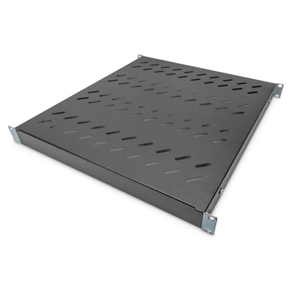 DIGITUS Fachboden 1HE 44x482x500-780mm bis 50kg schwarz vari