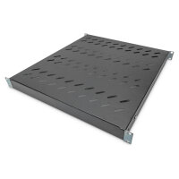 DIGITUS Fachboden 1HE 44x482x500-780mm bis 50kg schwarz vari