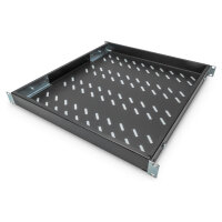 DIGITUS Fachboden 1HE 44x482x500-780mm bis 50kg schwarz vari