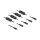 Delock Kabel USB Type-C™ Stecker zu 4 x DC 5,5 x 2,1 mm Buchse mit Schalter 1 m
