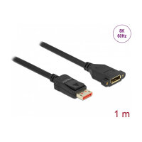 Delock DisplayPort Verlängerungskabel zum Einbau 8K...