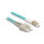 Delock LWL Kabel mit Metallarmierung LC Duplex zu SC Duplex Multimode OM3 1 m