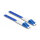 Delock LWL Kabel mit Metallarmierung LC Duplex zu LC Duplex Singlemode OS2 3 m