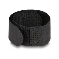 Delock Klettkabelbinder L 180 x B 20 mm schwarz 10...