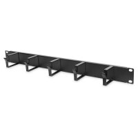DIGITUS Rangierpanel 1HE 5x Ringe 40x60mm schwarz