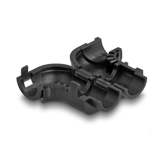 Delock Kabel Clips zum Abwinkeln 8 Stück schwarz