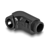 Delock Kabel Clips zum Abwinkeln 8 Stück schwarz