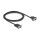 Delock Seriell Kabel RS-232 D-Sub9 Buchse zu D-Sub9 Buchse Stromanschluss an Pin 9 2 m