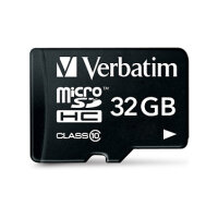CARD 32GB Verbatim Premium MicroHC 90MB/s +Adapter