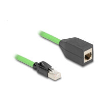 Delock RJ45 Netzwerk Verlängerungskabel Cat.6A...