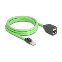 Delock RJ45 Netzwerk Verlängerungskabel Cat.6A...