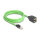 Delock RJ45 Netzwerk Verlängerungskabel Cat.6A Stecker zu Buchse SF/UTP schleppkettentauglich PUR (TPU) 2 m grün