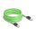 Delock RJ45 Netzwerkkabel Cat.6A Stecker zu Stecker SF/UTP schleppkettentauglich PUR (TPU) 5 m grün
