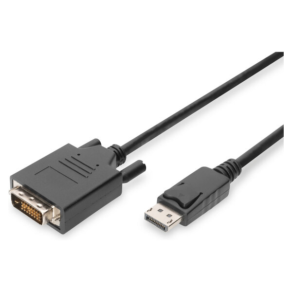DIGITUS DisplayPort Adapterkabel DP-> DVI(24+1) St/St,3m 8K