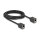Delock Netzwerk Verlängerungskabel Kupplung RJ45 Buchse zu RJ45 Buchse Cat.6A S/FTP 3 m schwarz