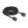 Delock Netzwerk Verlängerungskabel Kupplung RJ45 Buchse zu RJ45 Buchse Cat.6A S/FTP 7,5 m schwarz