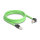 Delock RJ45 Netzwerkkabel Cat.6A Stecker zu Stecker unten gewinkelt SF/UTP schleppkettentauglich PUR (TPU) 2 m grün