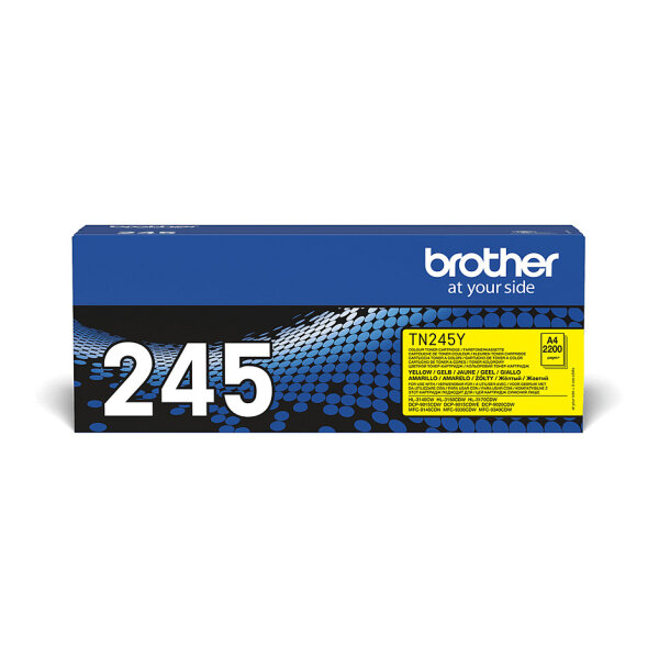 Brother Toner TN-245Y Gelb bis zu 2.200 Seiten nach ISO/IEC 19798