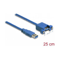 Delock USB 5 Gbps Kabel Typ-A Stecker zu USB 5 Gbps Typ-A...
