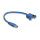 Delock USB 5 Gbps Kabel Typ-A Stecker zu USB 5 Gbps Typ-A Buchse zum Einbau 25 cm