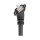 Delock GigE Kamera Kabel RJ45 Stecker 45° gedreht und 90° gewinkelt mit Schrauben zu RJ45 Stecker Cat.6 S/FTP 3 m schwarz