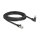 Delock GigE Kamera Kabel RJ45 Stecker 45° gedreht und 90° gewinkelt mit Schrauben zu RJ45 Stecker Cat.6 S/FTP 3 m schwarz