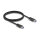 Delock USB 5 Gbps Kabel Typ-A Stecker zu Typ-A Stecker mit Schraubenabstand 19 mm 1 m schwarz