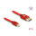 Delock Mini DisplayPort zu DisplayPort Kabel 8K 60 Hz 2 m rot Metall ohne Einrastfunktion