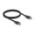 Delock USB 5 Gbps Kabel Typ-A Stecker zu Typ-A Stecker mit Schraubenabstand 22 mm 1 m schwarz