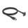 Delock USB 5 Gbps Kabel USB Typ-A Stecker gerade zu USB Micro-B Stecker 90° nach unten gewinkelt mit Schraubenabstand 18 mm 1 m schwarz