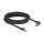 Delock GigE Kamera Kabel RJ45 Stecker 90° gewinkelt mit Schrauben zu RJ45 Stecker Cat.6 S/FTP 5 m schwarz