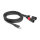 Delock Adapterkabel RJ45 Stecker zu 2 x XLR 3 Pin Stecker schwarz 2 m