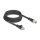 Delock M12 Kabel X-kodiert 8 Pin Stecker zu RJ45 Stecker Cat.5e S/FTP flexibel 3 m schwarz
