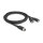 Delock M12 Kabel A-kodiert 8 Pin Buchse zu 2 x USB 2.0 Typ-A Buchse 2 m schwarz