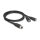 Delock M12 Kabel A-kodiert 8 Pin Buchse zu 2 x USB 2.0 Typ-A Buchse 1 m schwarz