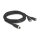 Delock M12 Kabel A-kodiert 8 Pin Buchse zu 2 x USB 2.0 Typ-A Buchse 3 m schwarz