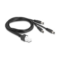 Delock Kabel Mini-Fit 4,2 mm 6 Pin Stecker zu 3 x DC 5,5...