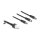 Delock Kabel Mini-Fit 4,2 mm 6 Pin Stecker zu 3 x DC 5,5 x 2,5 mm Stecker schwarz