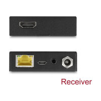 Delock HDMI Extender Set über Cat.6 Kabel 4K 60 Hz 50 m
