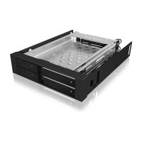 Wechselrahmen. 2xSATA 2.5" zu 2xSATA Host....