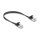 Delock RJ45 Flachband Patchkabel Stecker zu Stecker Cat.6A U/FTP 0,25 m schwarz