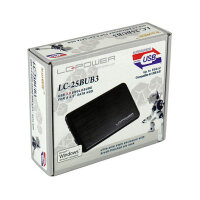 6cm SATA USB3 LC-Power Alu black