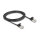 Delock RJ45 Flachband Patchkabel Stecker zu Stecker Cat.6A U/FTP 1,5 m schwarz