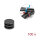 Delock Kabelbinder Befestigungskupplung D 12 x H 8 mm 90° drehbar schwarz 100 Stück