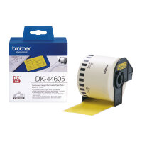 Endlosetikette Papier ablösbar gelb
