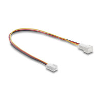 Delock Lüfter Verlängerungskabel Stecker zu Buchse 3 Pin, Steckerlänge 13 mm, 30 cm