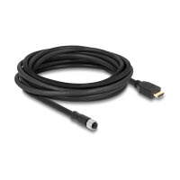 Delock M12 Kabel A-kodiert 17 Pin Buchse zu HDMI Stecker...