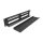 Delock 19? 2 HE Kabelmanagement Rangierpanel mit 4 Öffnungen Metall schwarz